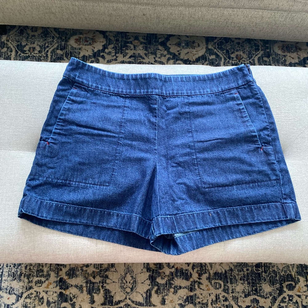 Ann Taylor Loft blue denim shorts. Perfect for summer outings. Size 10.